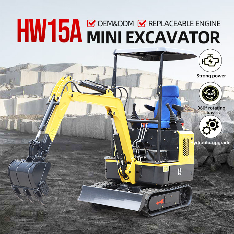 HW-15A Crawler Excavator - Construction Machinery & Equipment for Sale ...